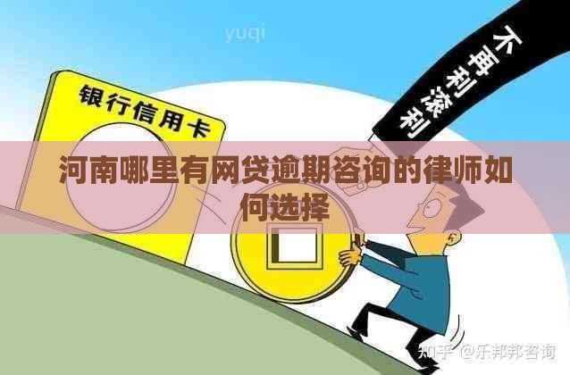 河南哪里有网贷逾期咨询的律师如何选择