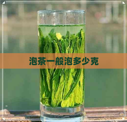 泡茶一般泡多少克