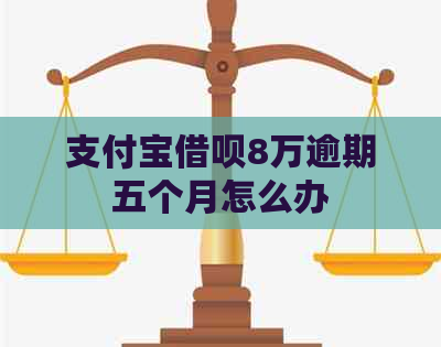 支付宝借呗8万逾期五个月怎么办