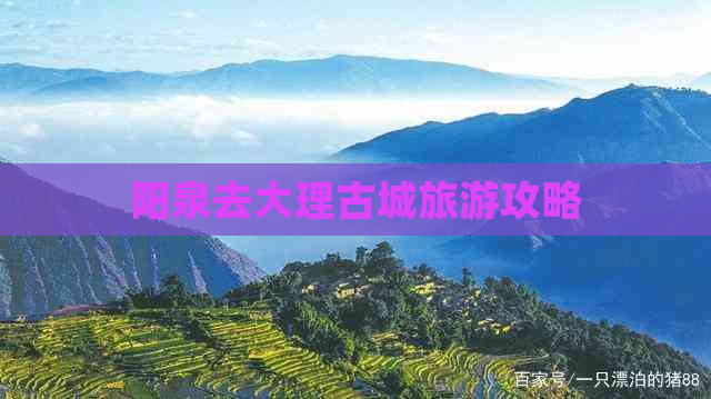 阳泉去大理古城旅游攻略