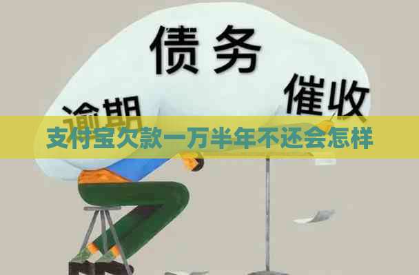 支付宝欠款一万半年不还会怎样