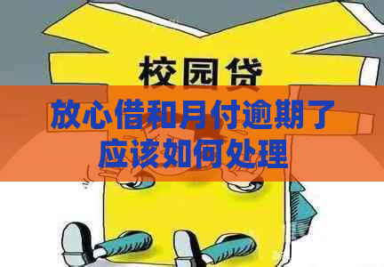 放心借和月付逾期了应该如何处理