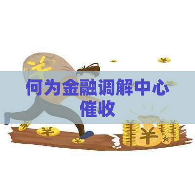 何为金融调解中心