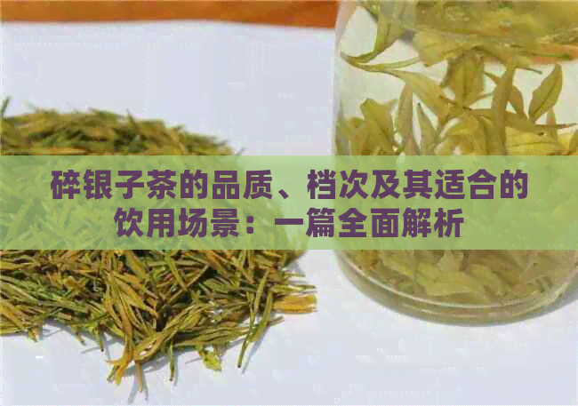 碎银子茶的品质、档次及其适合的饮用场景：一篇全面解析