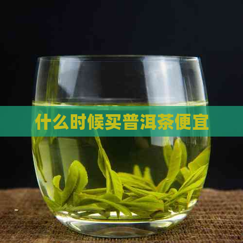 什么时候买普洱茶便宜