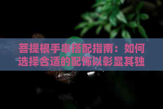 菩提根手串搭配指南：如何选择合适的配饰以彰显其独特魅力？