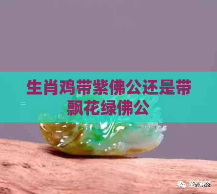 生肖鸡带紫佛公还是带飘花绿佛公