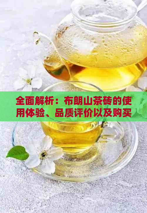 全面解析：布朗山茶砖的使用体验、品质评价以及购买建议，解答您的所有疑问