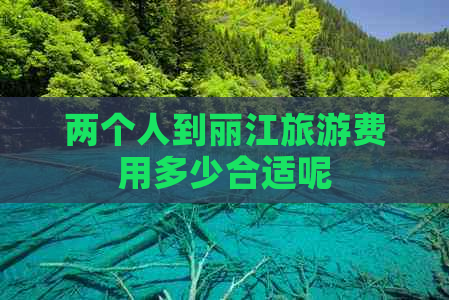 两个人到丽江旅游费用多少合适呢