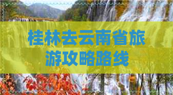 桂林去云南省旅游攻略路线