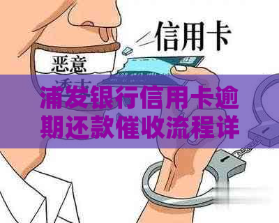 浦发银行信用卡逾期还款流程详解