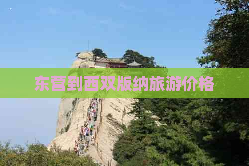 东营到西双版纳旅游价格