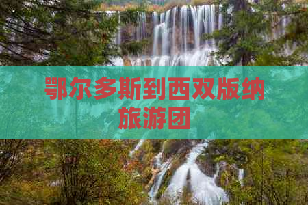 鄂尔多斯到西双版纳旅游团