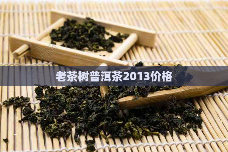 老茶树普洱茶2013价格