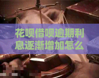 花呗借呗逾期利息逐渐增加怎么办