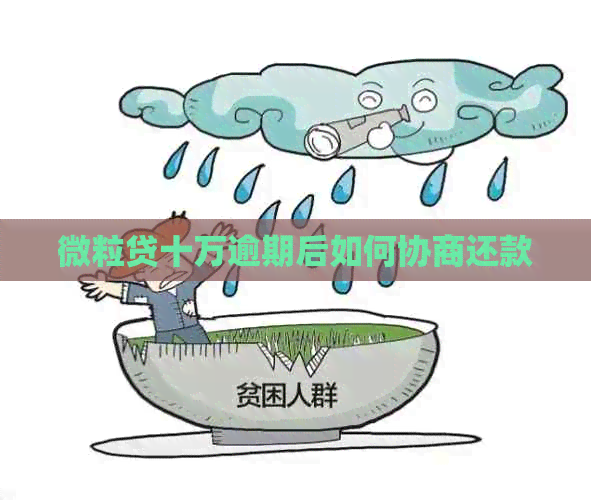 微粒贷十万逾期后如何协商还款