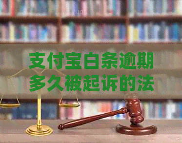 支付宝白条逾期多久被起诉的法律规定