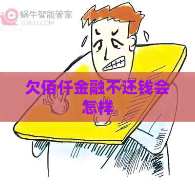 欠佰仟金融不还钱会怎样