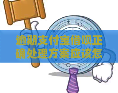 逾期支付宝借呗正确处理方案应该怎么操作