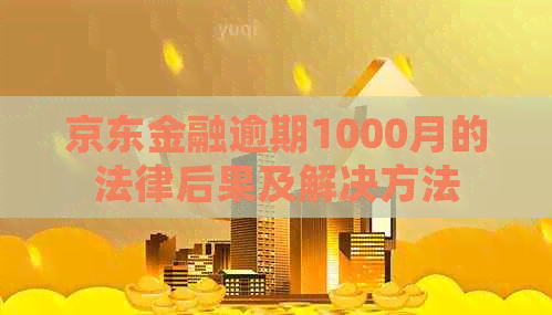 京东金融逾期1000月的法律后果及解决方法