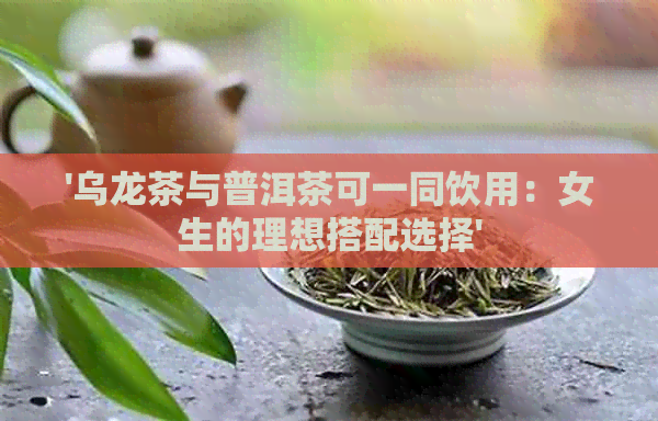 '乌龙茶与普洱茶可一同饮用：女生的理想搭配选择'