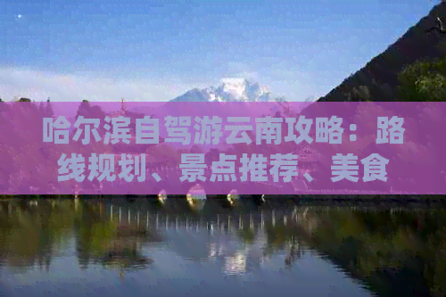 哈尔滨自驾游云南攻略：路线规划、景点推荐、美食体验