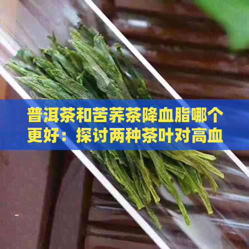 普洱茶和苦荞茶降血脂哪个更好：探讨两种茶叶对高血脂的治疗效果