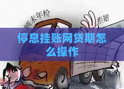 停息挂账网贷期怎么操作