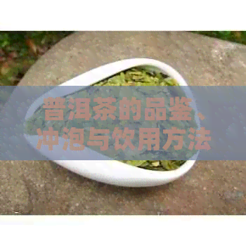 普洱茶的品鉴、冲泡与饮用方法：一篇全面指南