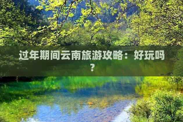 过年期间云南旅游攻略：好玩吗？