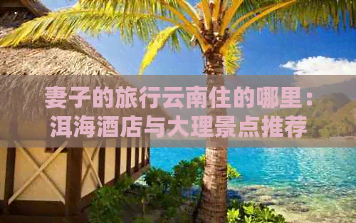 妻子的旅行云南住的哪里：洱海酒店与大理景点推荐