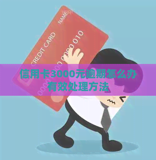 信用卡3000元逾期怎么办有效处理方法