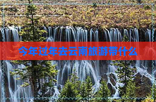 今年过年去云南旅游带什么