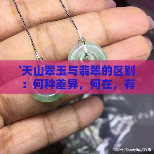 '天山翠玉与翡翠的区别：何种差异，何在，有何不同'