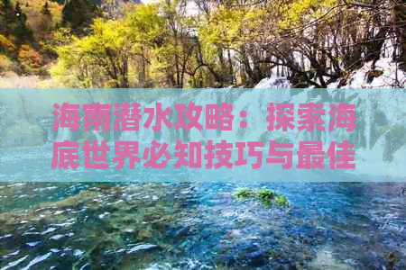 海南潜水攻略：探索海底世界必知技巧与更佳潜水点推荐