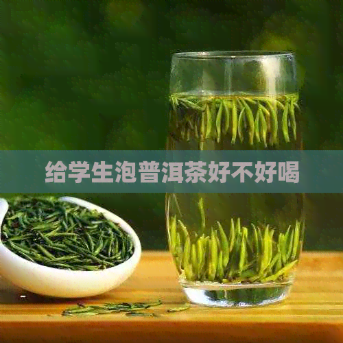 给学生泡普洱茶好不好喝