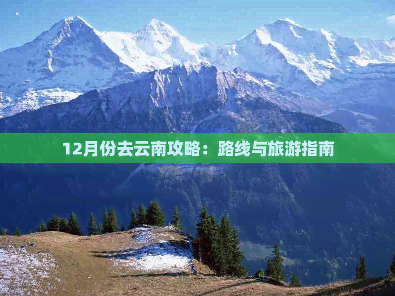 12月份去云南攻略：路线与旅游指南