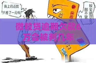 微粒贷逾期欠款6万会被判几年