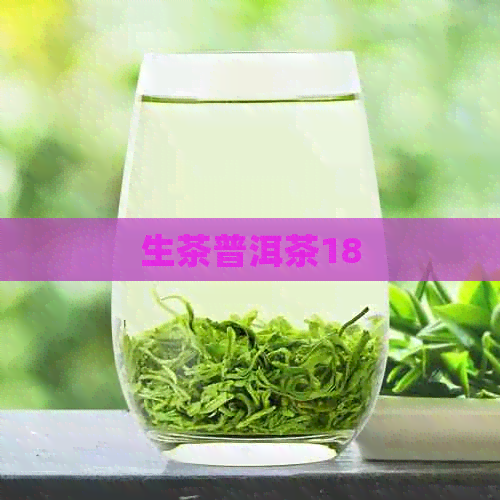 生茶普洱茶18