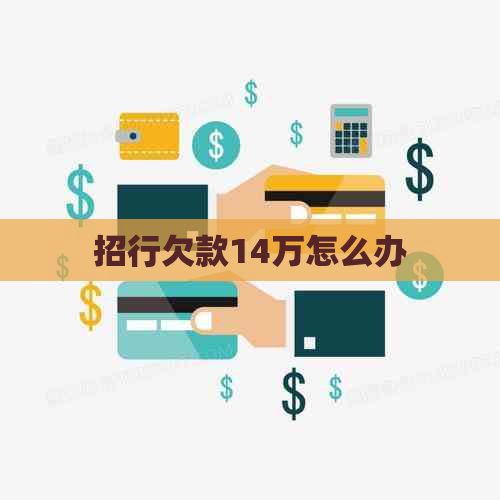 招行欠款14万怎么办