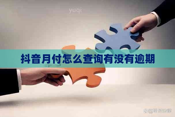 抖音月付怎么查询有没有逾期