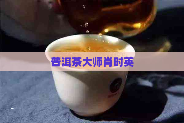 普洱茶大师肖时英