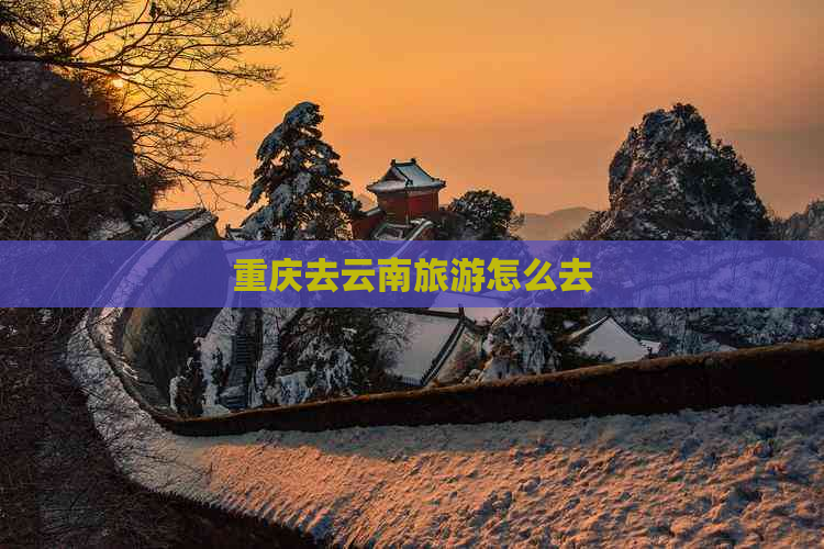 重庆去云南旅游怎么去