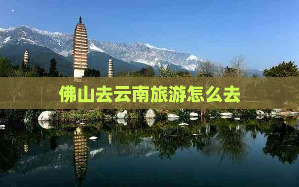 佛山去云南旅游怎么去