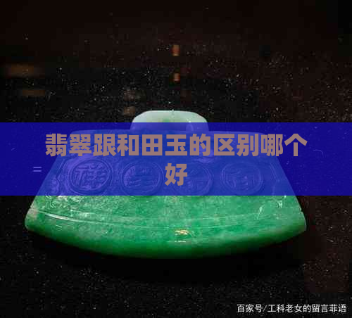 翡翠跟和田玉的区别哪个好