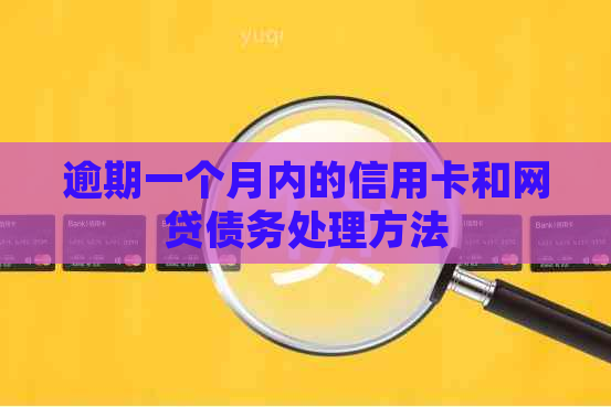 逾期一个月内的信用卡和网贷债务处理方法