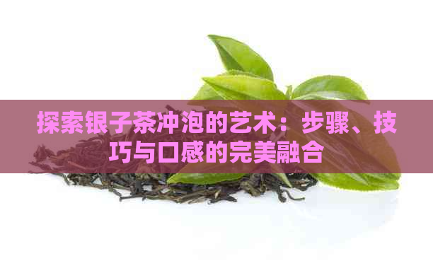 探索银子茶冲泡的艺术：步骤、技巧与口感的完美融合