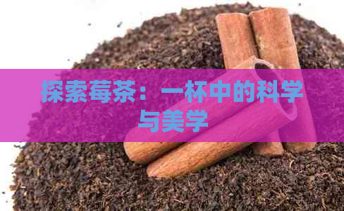 探索莓茶：一杯中的科学与美学