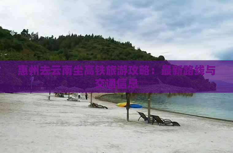 惠州去云南坐高铁旅游攻略：最新路线与交通信息