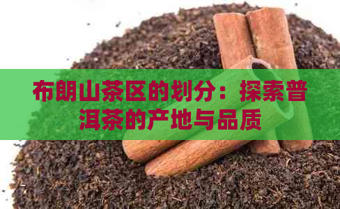 布朗山茶区的划分：探索普洱茶的产地与品质